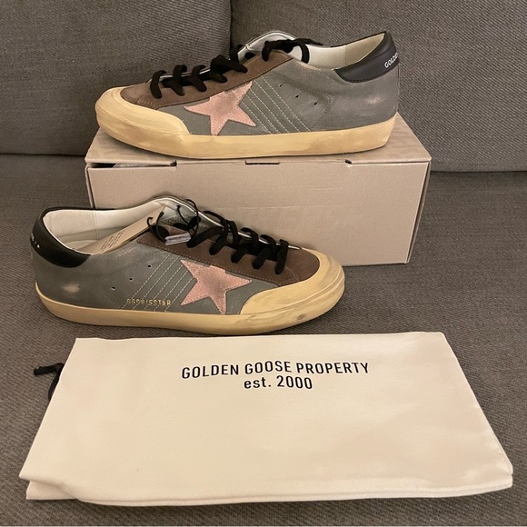 NIB: Golden Goose Super-Star Penstar with pink suede star - Picture 2 of 6